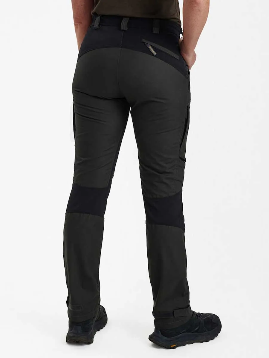 30% OFF DEERHUNTER Lady Ann Trousers - Black Ink - Size: UK 8 & 20