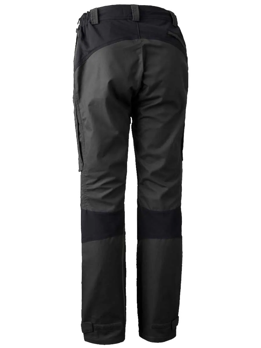 30% OFF DEERHUNTER Lady Ann Trousers - Black Ink - Size: UK 8 & 20