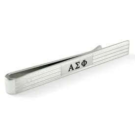 Alpha Sig Silver Tie Clip Bar