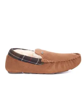 Barbour Monty Slippers - Camel Suede