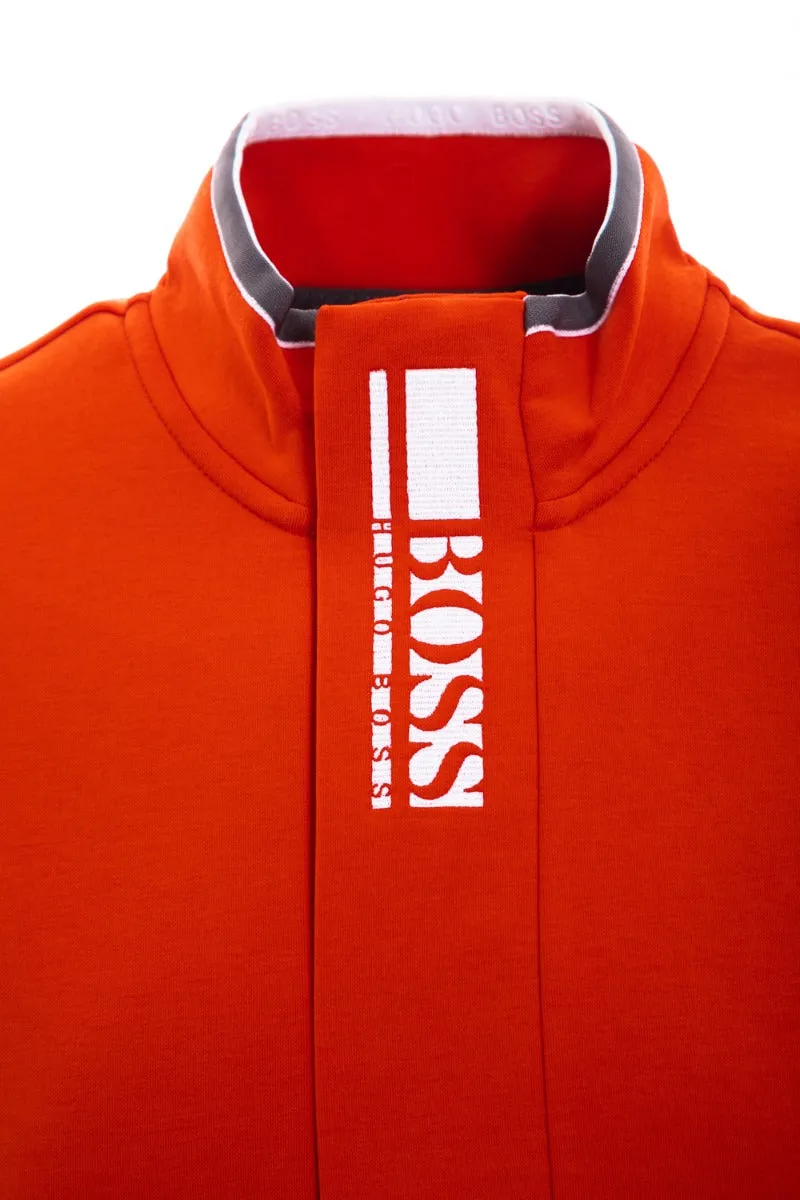 BOSS Sweat 1 Sweatshirt in Grey & Orange