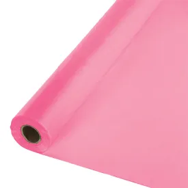 Bulk Candy Pink Plastic Banquet Table Roll 100 ft x 40 inch