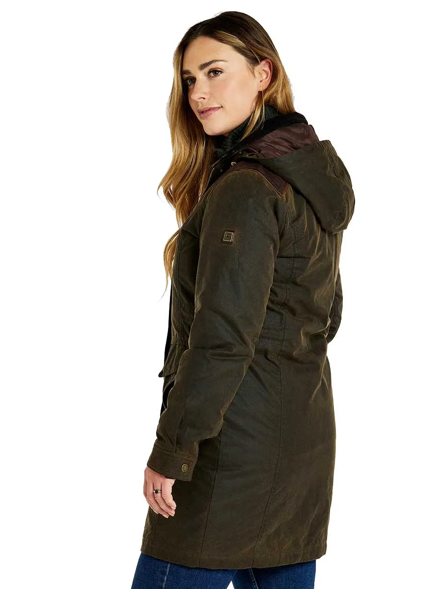 DUBARRY Blacklion Waxed Cotton Jacket - Women's - Olive