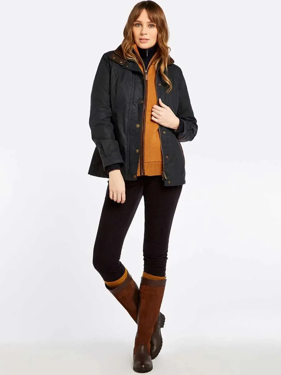 DUBARRY Ladies Mountrath Wax Jacket - Navy