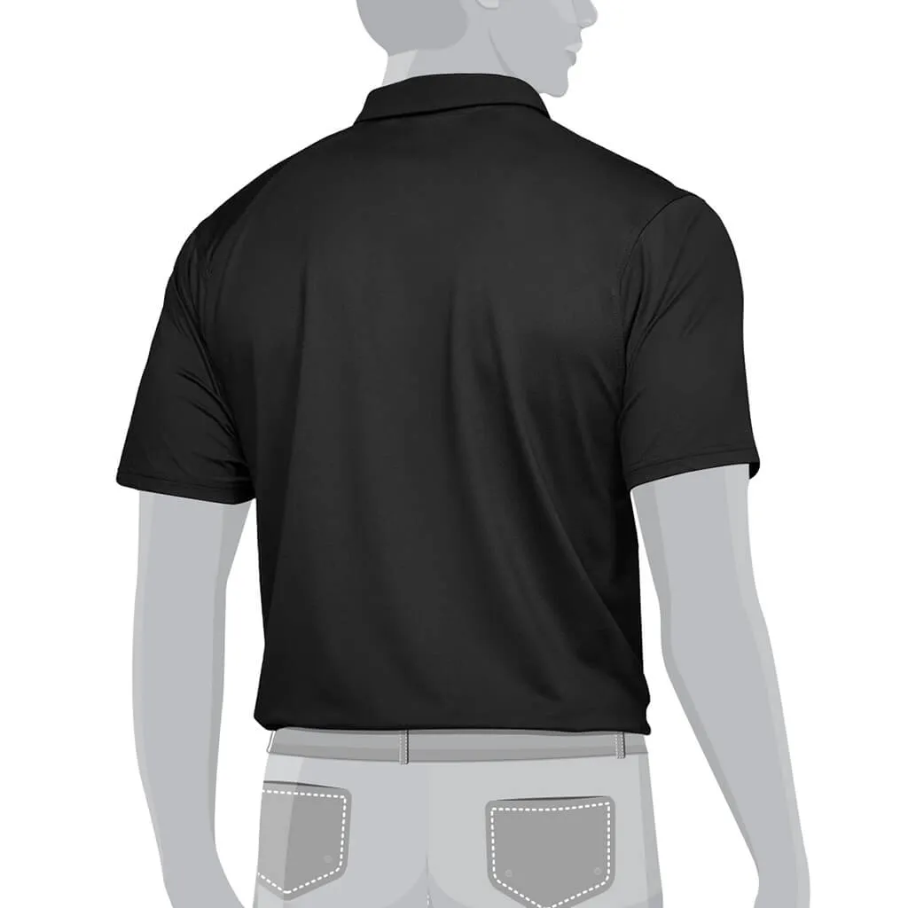 DuraDrive Men's Dark Grey Short Sleeve Polo Work Shirt