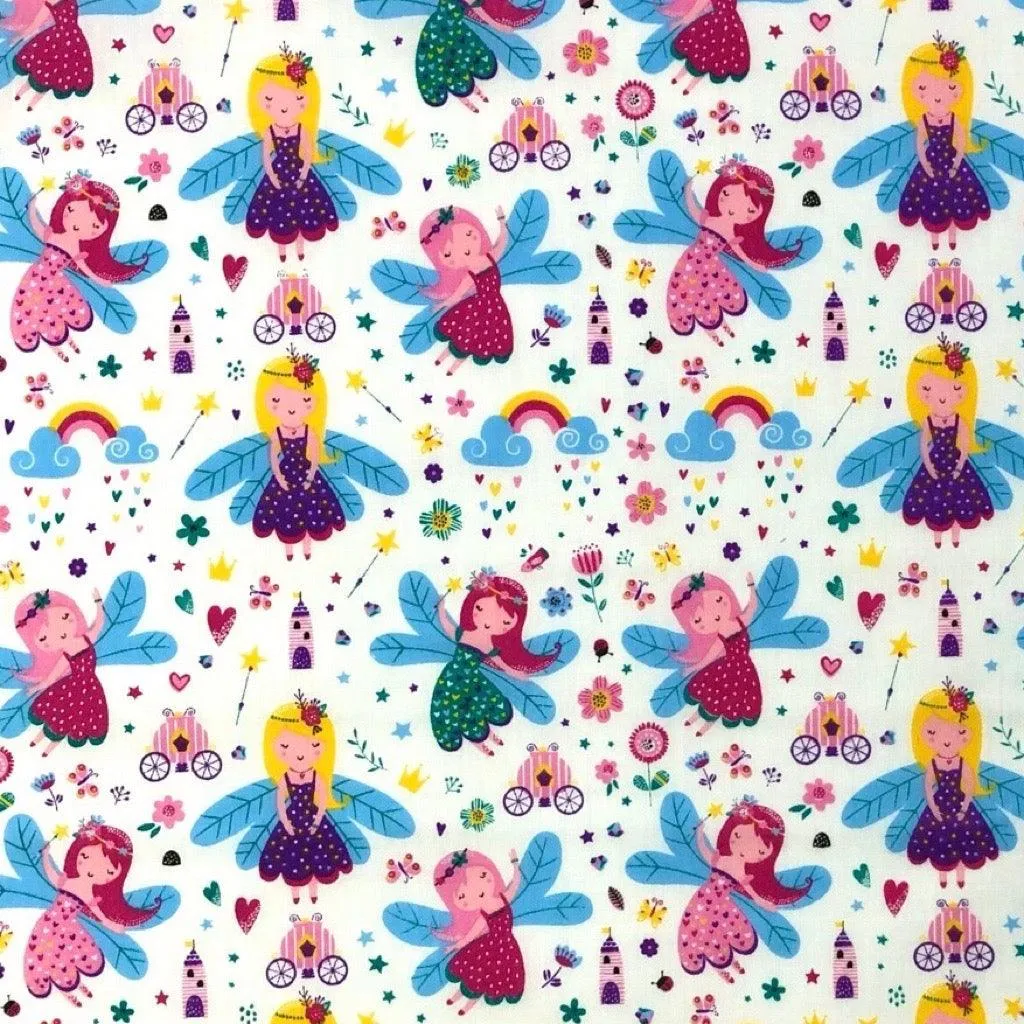 Fairy World Polycotton Fabric