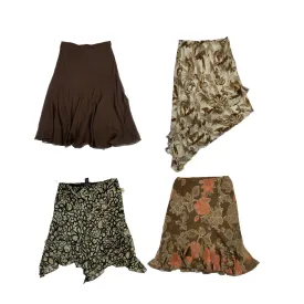 Floral blossam: y2k printed skirts (NS-395)