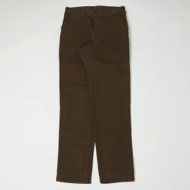 Freewheelers 2232009 ‘Grease Monkey’ Overall Trousers - Dark Brown