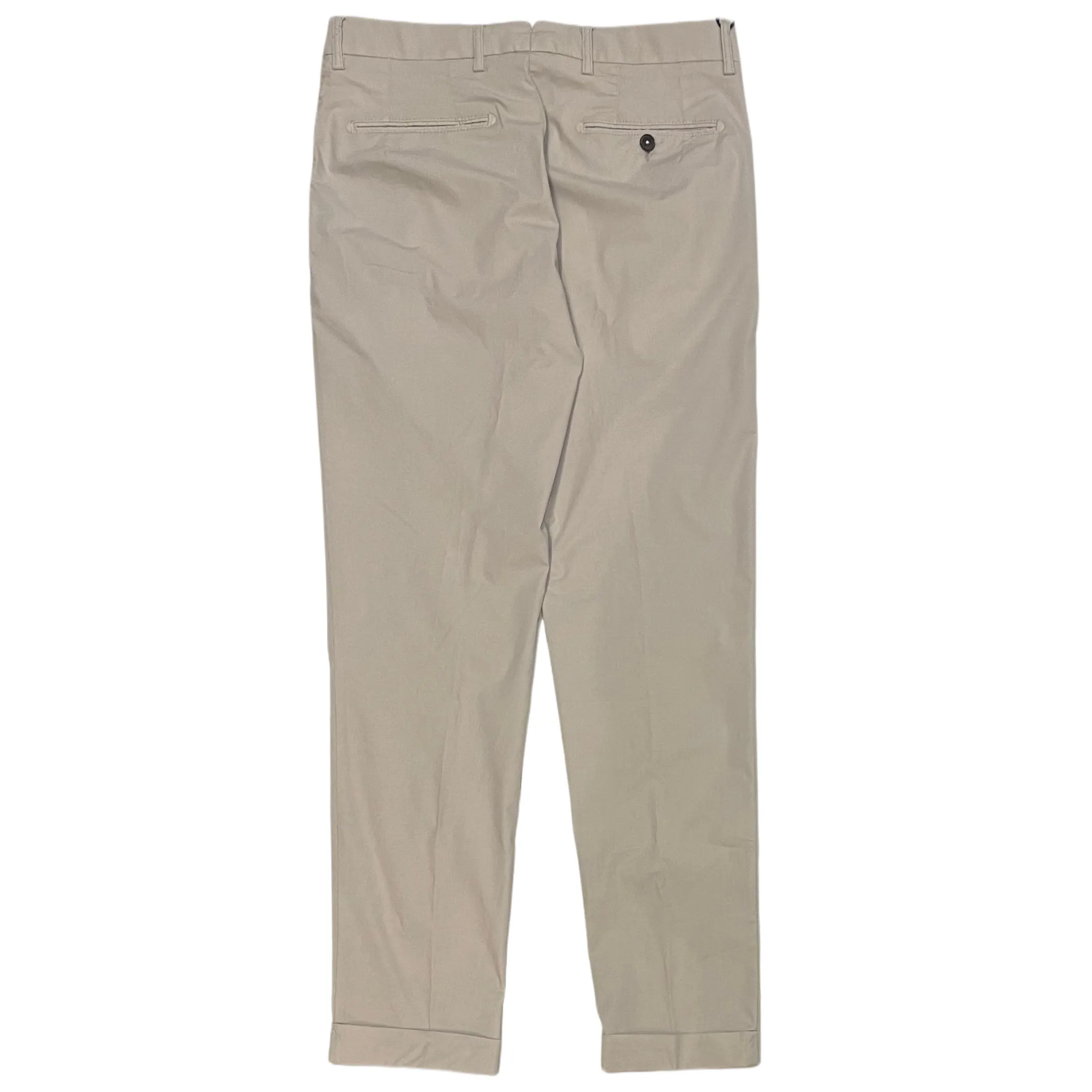 FRESH Nervi Cotton Lyocell Pleated Chino Pants In Pumice