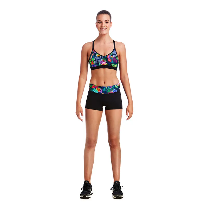 Funkita - Tropic Tag - Ladies Bondage Active Crop Top