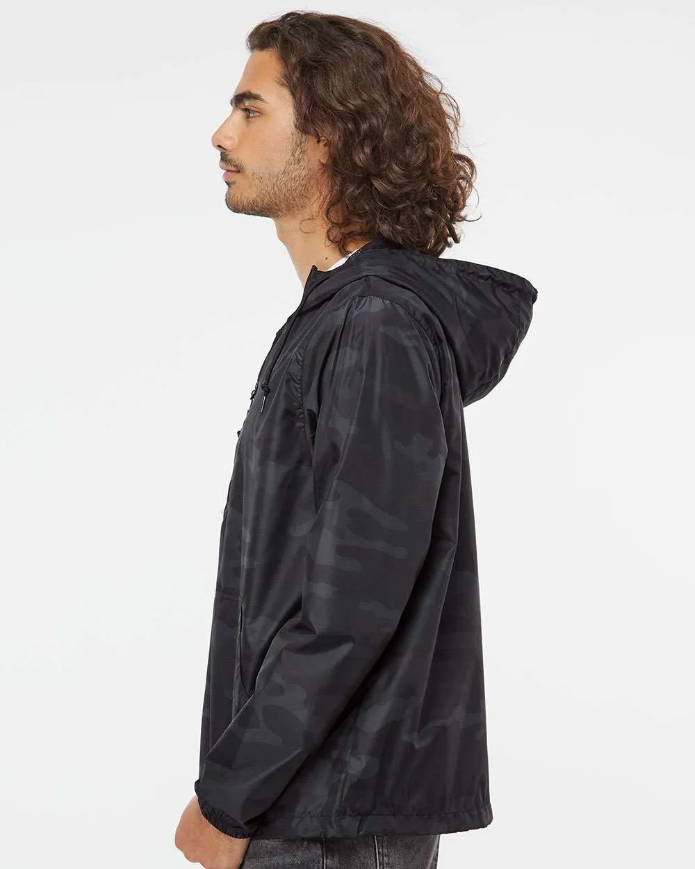 Independent Trading Co. Lightweight Quarter-Zip Windbreaker Pullover Jacket EXP54LWP