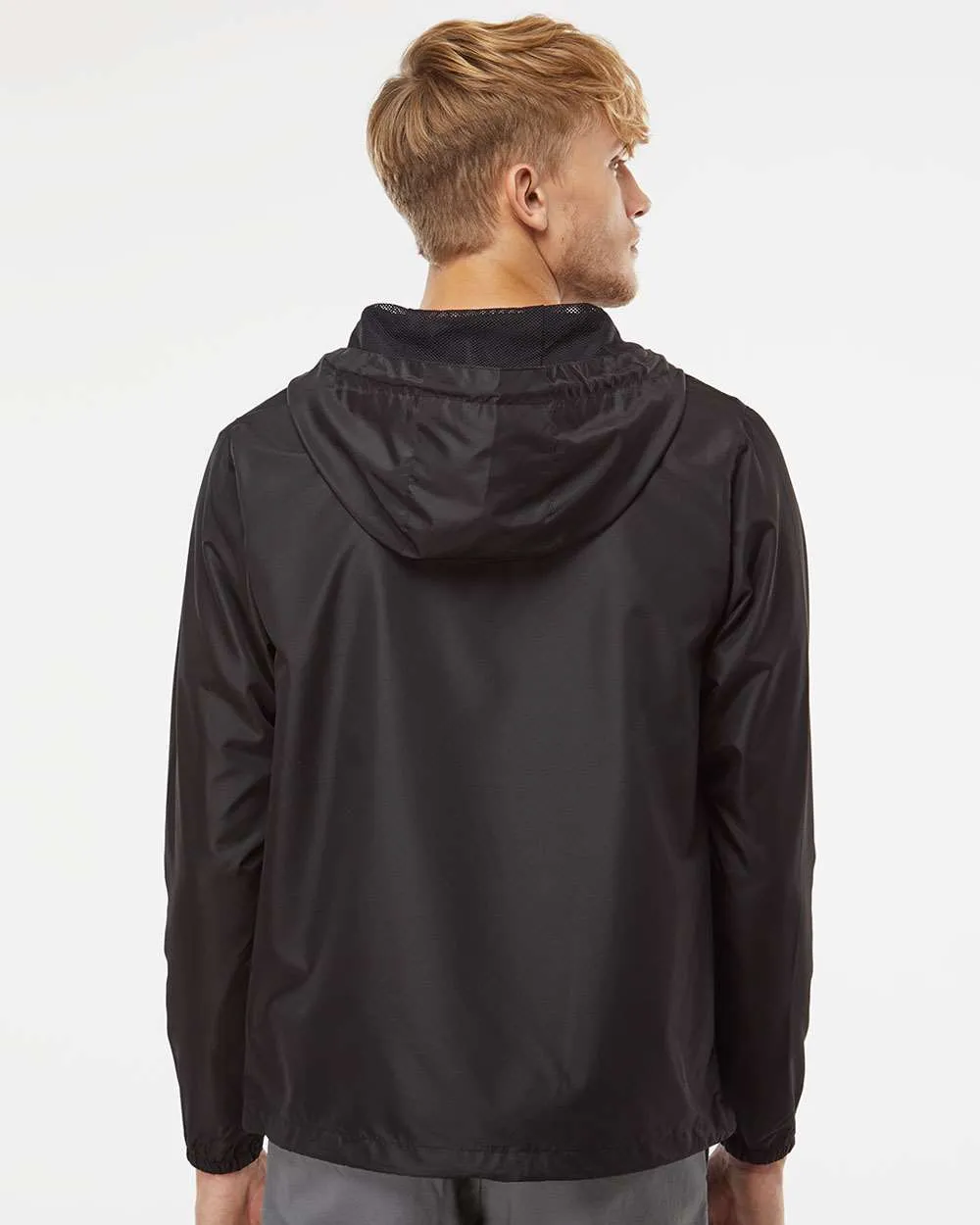 Independent Trading Co. Lightweight Quarter-Zip Windbreaker Pullover Jacket EXP54LWP