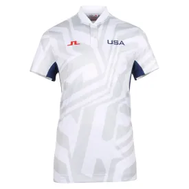 J.Lindeberg x USA Emeric Olympic Golf Polo Shirt