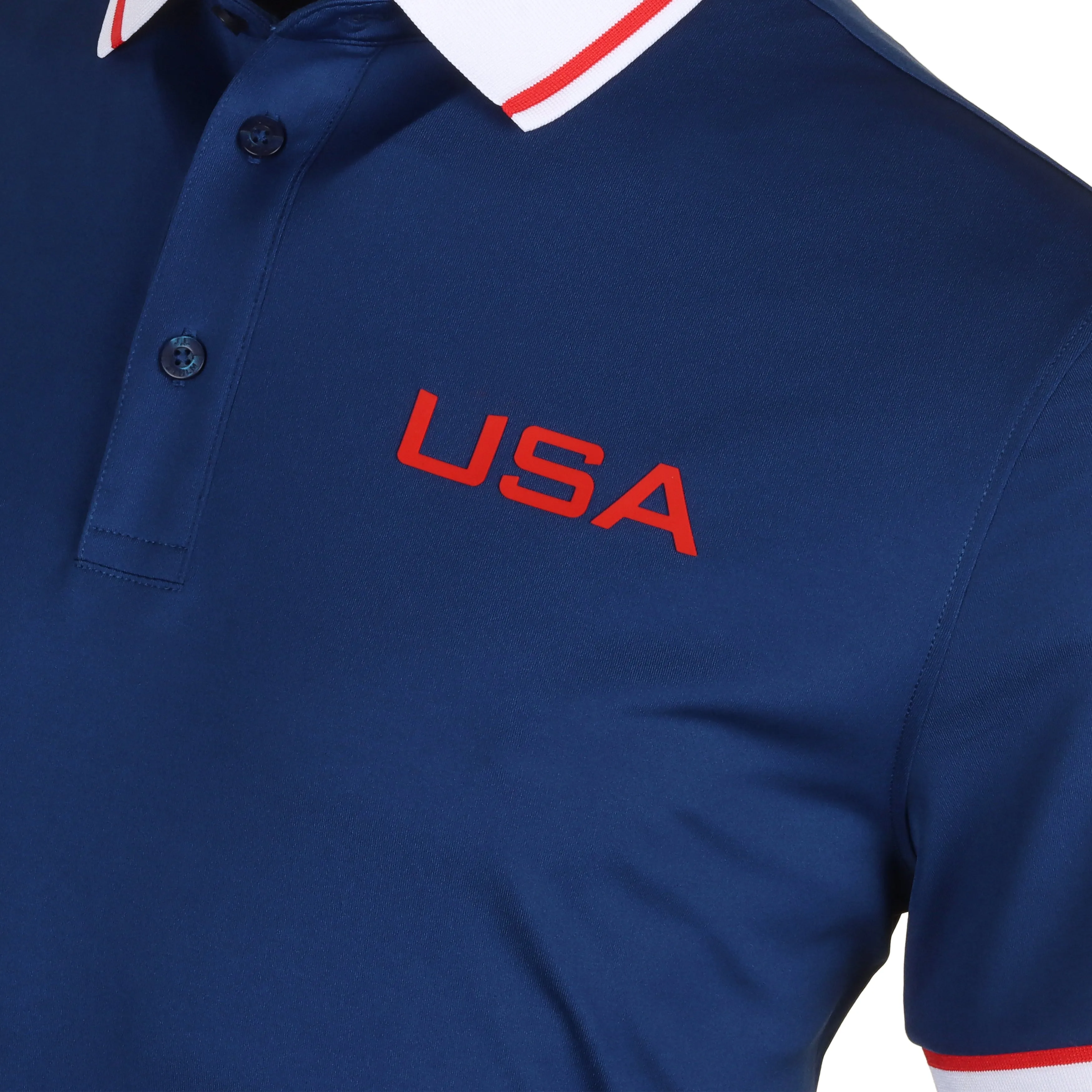 J.Lindeberg Golf x USA Timeo Olympic Polo Shirt