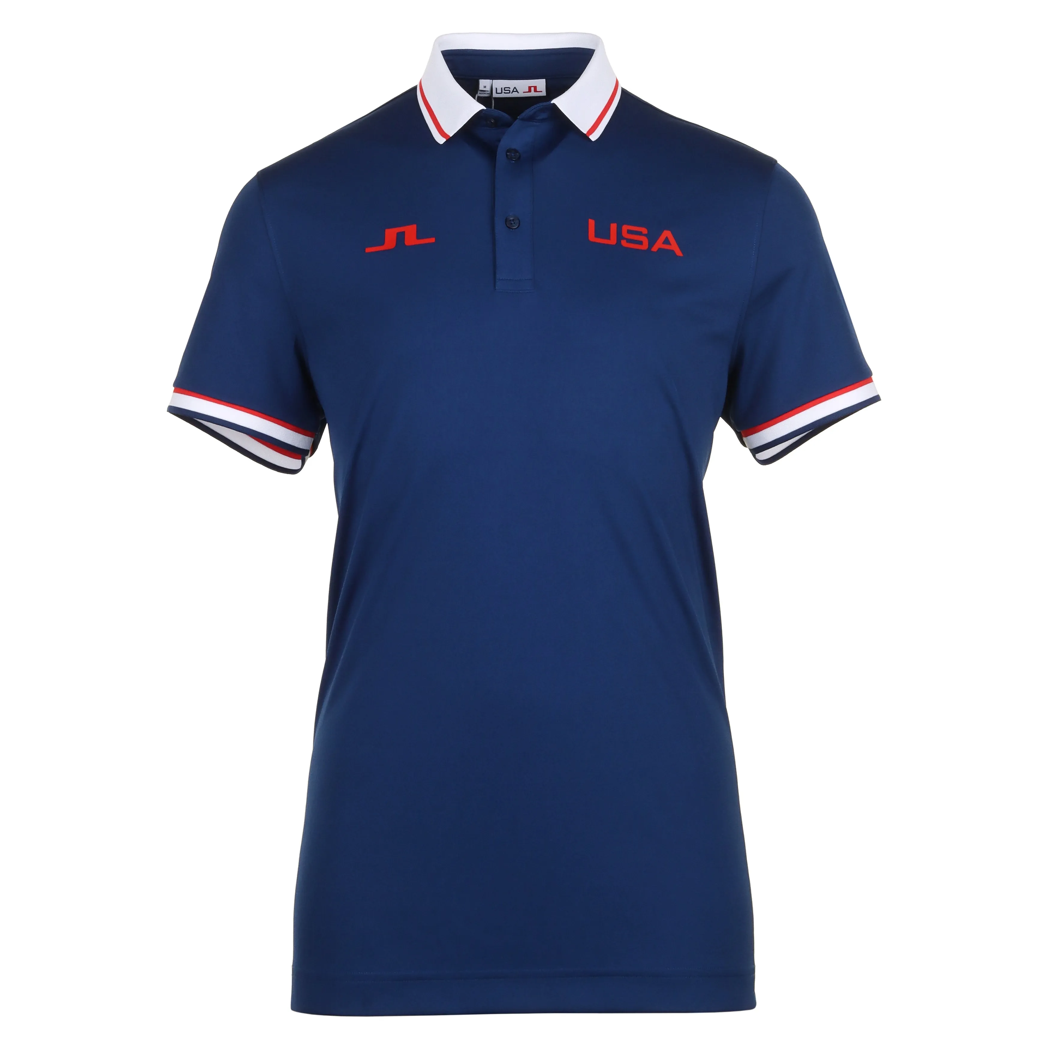 J.Lindeberg Golf x USA Timeo Olympic Polo Shirt