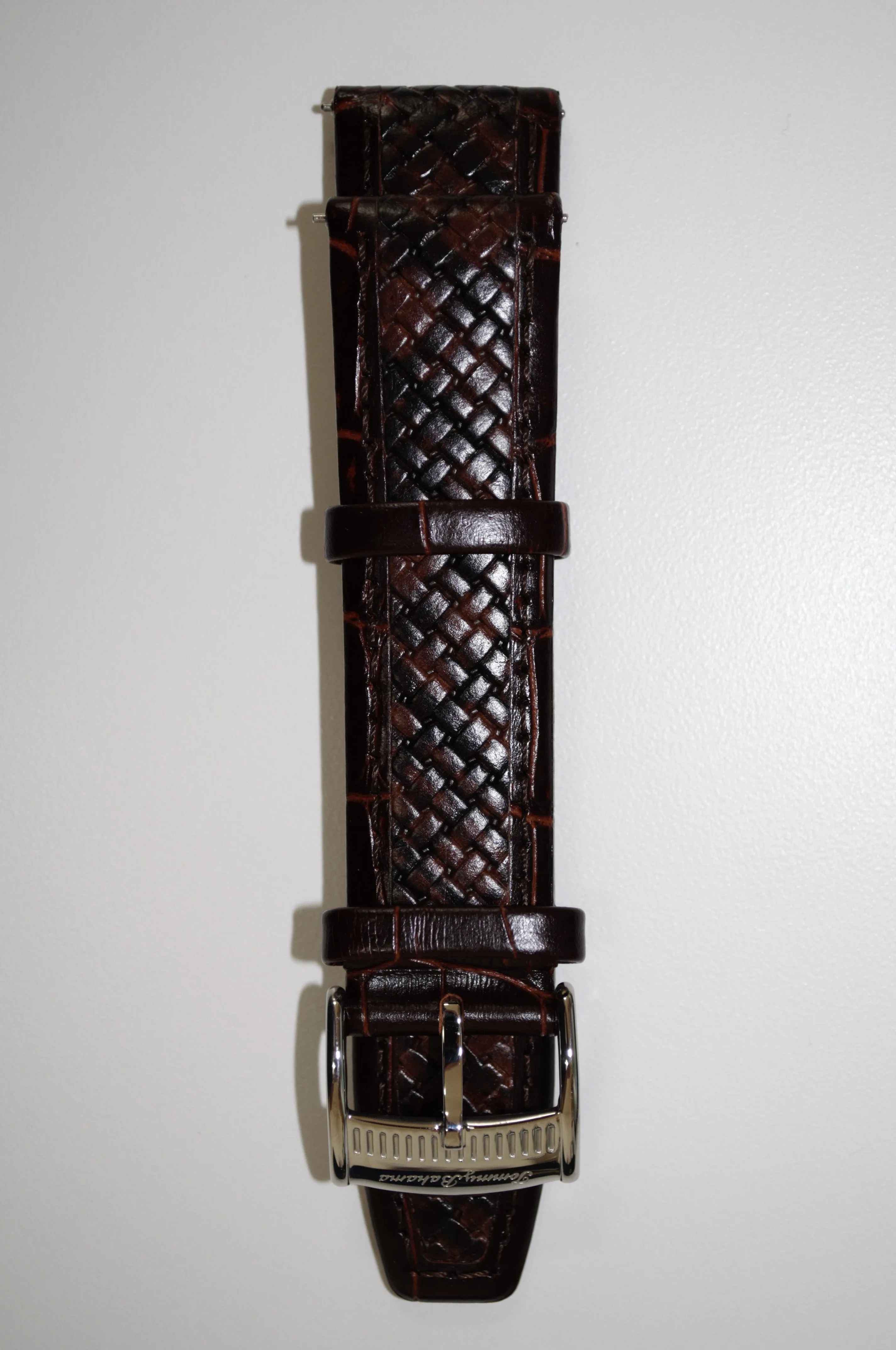 Men's Tommy Bahama 22MM Woven Dark Brown Watch Band