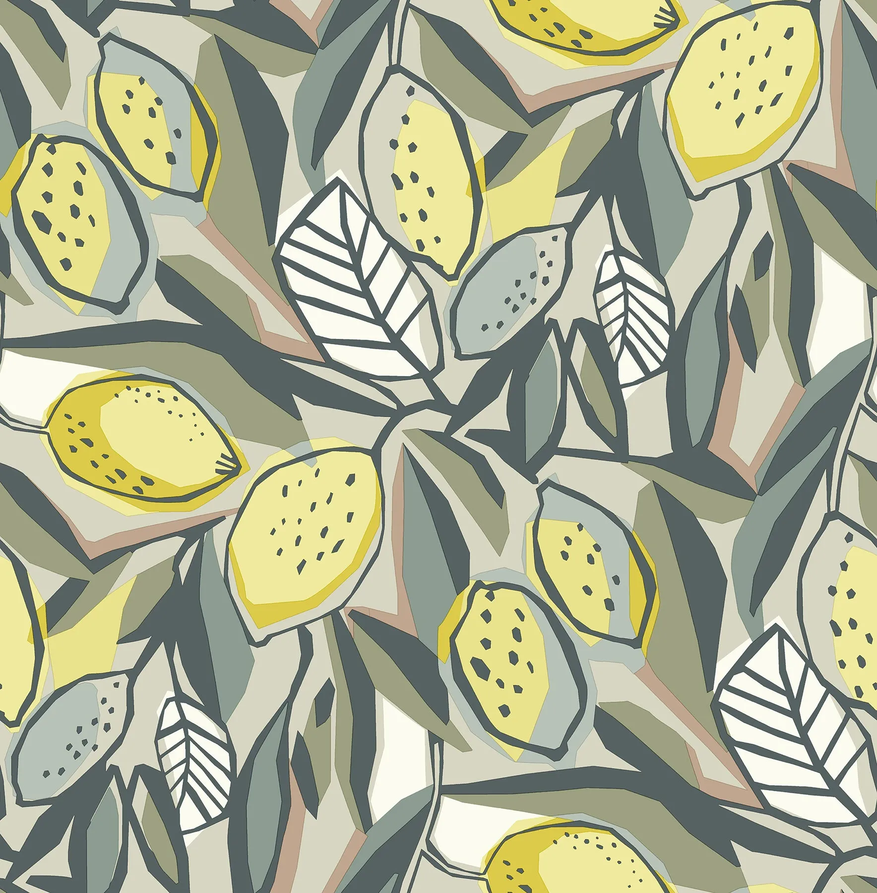 Meyer Chartreuse Citrus Wallpaper