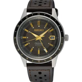 Seiko SSK013J Presage 60s GMT Mens Watch