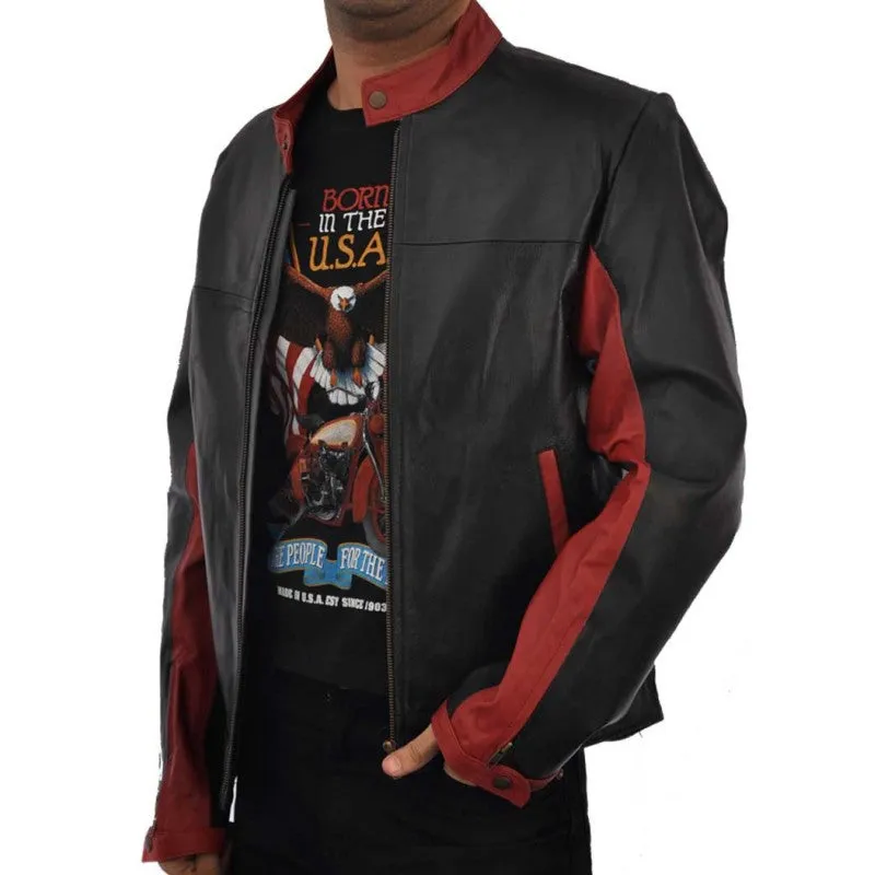 The Dark Knight Chris Bale Leather Jacket