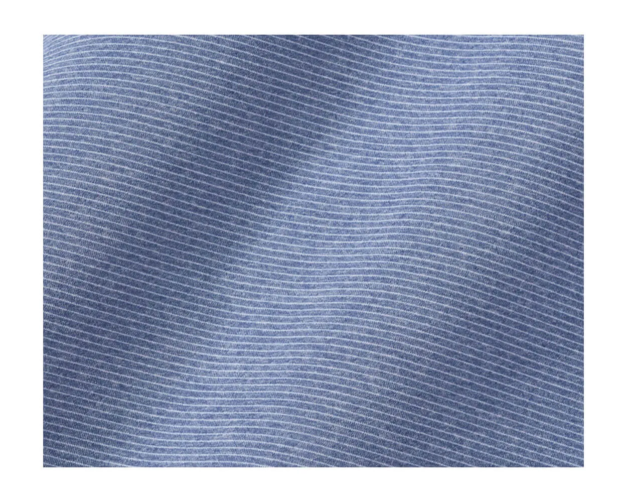 The Holland Shirt: Heathered Aberdeen Blue