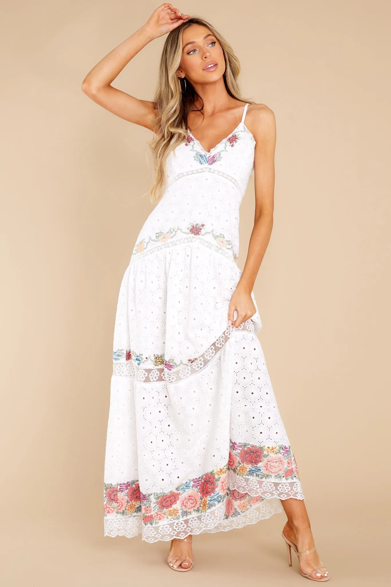 Umi True White Maxi Dress