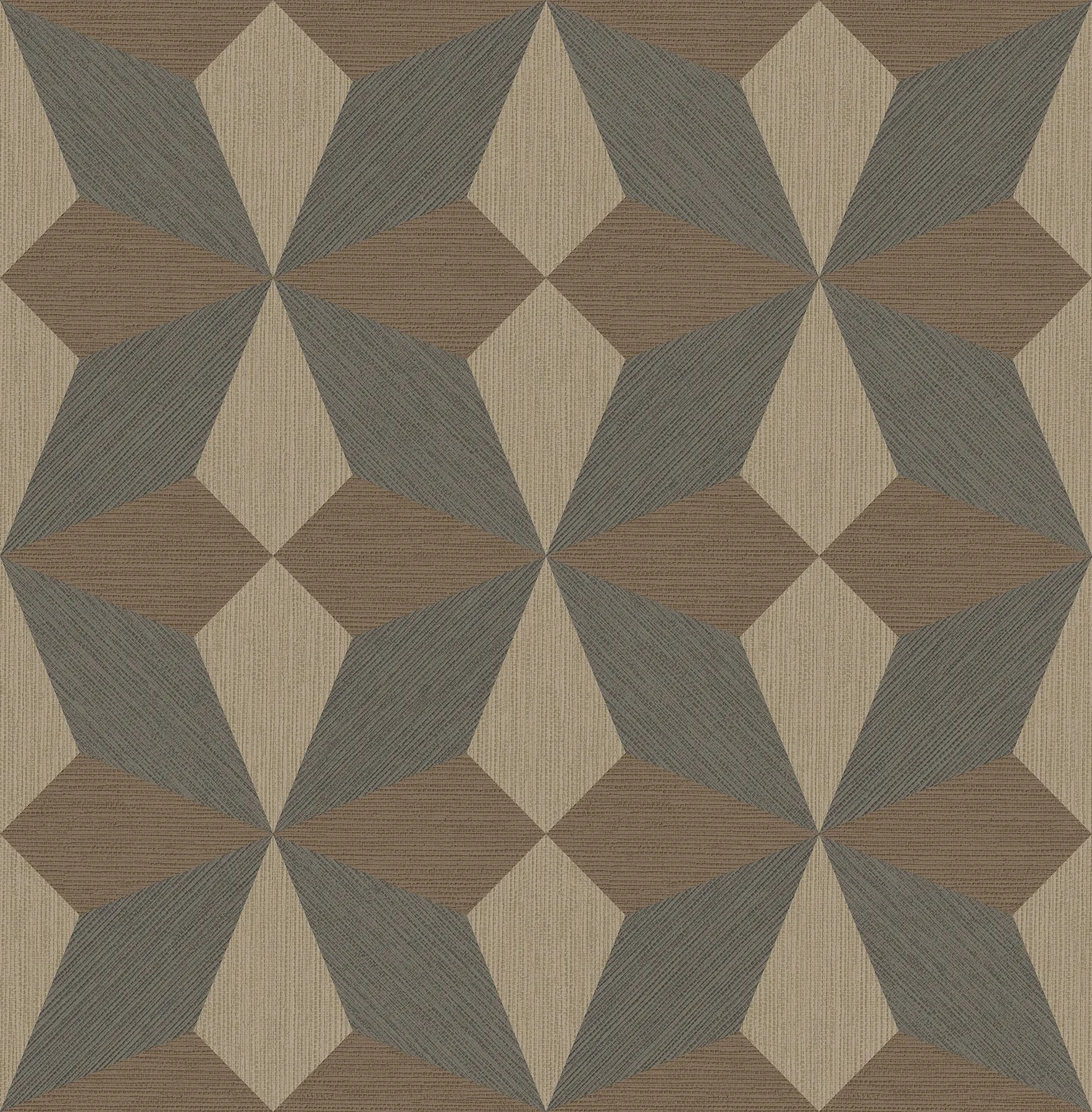 Valiant Faux Grasscloth Geometric Wallpaper