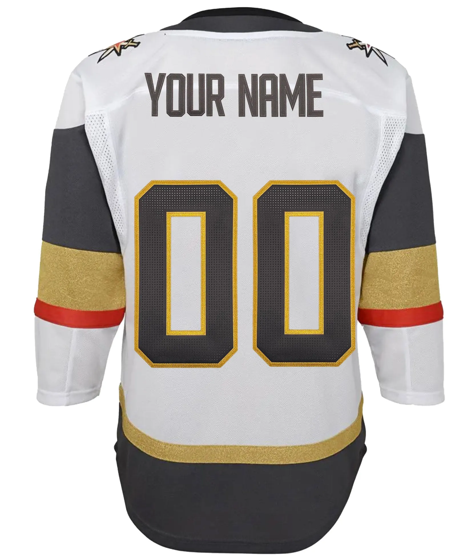 Vegas Golden Knights Gold/White/Gray Youth Jersey Customization (JERSEY NOT INCLUDED) ***