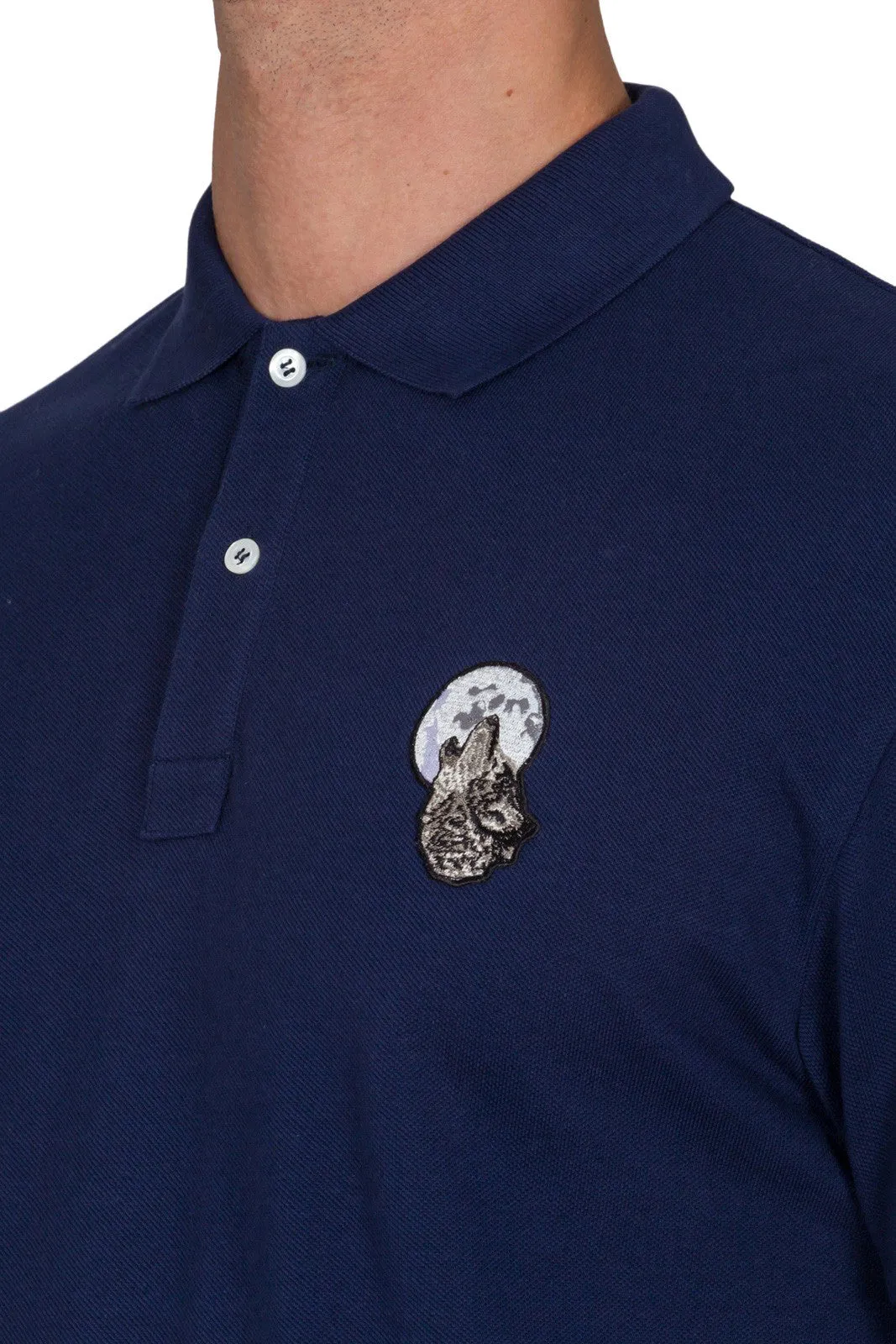 Wolf Patch Polo Shirt