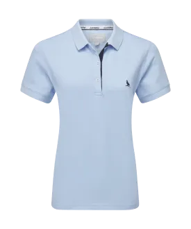 Women's St Ives Polo Shirt - Sky Blue