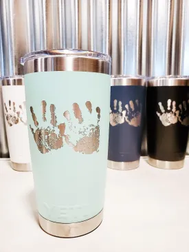 YETI Hand, Foot or Paw Print